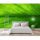 Leaf Wallpaper Texture Nature Green 3D Landscape Peel & Stick Removable Non Woven Self Adhesive Wall Mural