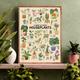 Guide To Common Houseplants Poster - Wall Decor | Plant Parent Gift Lover Poster Indoor Plant Home Decor