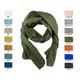 Dark Moss Green Linen Scarf, Unisex Large Wrap Scarf, Organic Linen Women Men Gift Idea