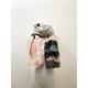 Pink Gold Scarf For Women Lightweight Floral Flower Scarves Fall Winter Shawl Wrap