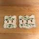 Choice Of Porcelain Hand Painted Double/Triple Toggle 2/3-Gang Switch Plates Ceramic Salvage Home Décor Wall
