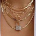 Free People Jewelry | Layered Choker Necklace | Color: Gold | Size: Os