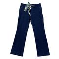 Anthropologie Jeans | Anthropologie Jean Womens 2 Blue The Essential Crop Flare Tie Denim Dark Wash | Color: Blue | Size: 2