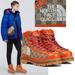 Gucci Shoes | Gucci Mens Boots X North Face Canvas Orange Leather Lace-Up Ankle | Color: Orange/Tan | Size: 9.5