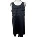 Madewell Dresses | Eliot Madewell Black Silk Ruffle Top Dress Size 0 | Color: Black | Size: 0