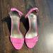 Lilly Pulitzer Shoes | Lily Pulitzer Pink Gingham Amber Lynn Heels | Color: Pink/White | Size: 8.5