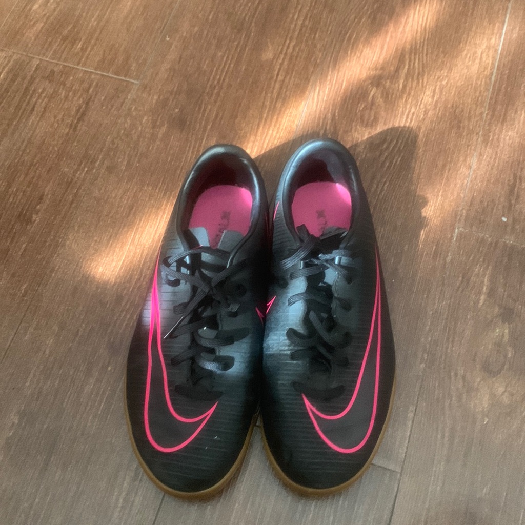 Nike Shoes | Youth, Nike, Tennis Shoes | Color: Black/Pink | Size: 4 Youth