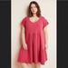 Anthropologie Dresses | Anthropologie Saturday Sunday Kathie Flounce Mini Dress Rose Sz 3x New With Tags | Color: Pink | Size: 3x