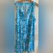 Lilly Pulitzer Dresses | Lilly Pulitzer Large Lindy Sleeveless Dress Blue / White Great Pre-Own #010763 | Color: Blue/White | Size: L