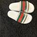 Gucci Shoes | Gucci Slides | Color: Red/White | Size: 11