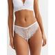 New Look White Lace Diamanté Thong, White, Size 10, Women