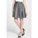 Kate Spade Skirts | Kate Spade Aimee Metallic Textured Pleat Skirt | Color: Silver | Size: 2