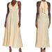 Free People Dresses | Free People Olivia Satin V-Neck Sleeveless Satin Woven Dress In Champagne Sz L | Color: Red | Size: L