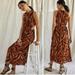 Anthropologie Dresses | Anthropologie Corey Lynn Calter Abstract Cut Out Midi Dress Brown Size S | Color: Black/Brown | Size: S