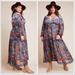 Anthropologie Dresses | Anthropologie Maeve Annabella Maxi Dress, Plus Size 16. | Color: Blue/Red | Size: 16