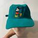 Disney Accessories | Disney World Hat Unisex Goofy Green Suede Velvet Mickey Mouse Cap | Color: Green/Red | Size: Os