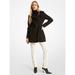 Michael Kors Jackets & Coats | Michael Kors Wool Blend Belted Coat Black Xl New | Color: Black | Size: Xl