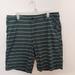 Lululemon Shorts | Lululemon Shorts Sz 38 Mens Green Stripe Athletic Lightweight 10.5" Golf Casual | Color: Green | Size: 38