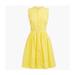 J. Crew Dresses | J By J. Crew Eyelet Lace Shirt Dress Yellow Pockets Mini #L2338 Women’s Size 4 | Color: Yellow | Size: 4