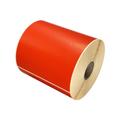 Red 102mm x 102mm Direct Thermal Labels, 500 per Roll, Compatible with Munbyn, Zebra, Citizen, Toshiba, TSC, Godex etc Label Printers (102mm x 102mm, 5, Count)