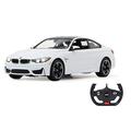 Jamara Jamara404566 BMW 27 Mhz M4 Coupe Model Toy, White, 1:14 Scale