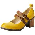 Fly London Women's BALY106FLY Shoes, Yellow/Camel, 6 UK