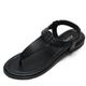 Summer Women's Thong Sandals Women's Wide Sandals Women's Sandals Women's Flat Sandals Retro Flat Women's Sandals Solid Color Sandals Women's Casual Sandals Open Toe Sandals Black