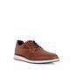 Dune Mens BEKO Perforated Gibson Shoes Size UK 10 Flat Heel Derby Shoes Tan