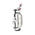 Golf Club Cart Bags Women Golf Travel Bags Carry Bags Golf Stand Bags with Wheels Golf Bags for Men Cart Bags