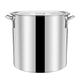 Stainless Steel Stock Pot with Lid,Stainless Steel Stockpot Home Brewing for Beer Brewing,Maple Syrup,Stainless Steel Stock Pot Cookware (Size : 35 * 35cm)