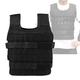 Weighted Vest Weight Vest 20 kg for Strength and Resistance Training, Removable Metal Weights Included