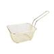 Fry Strainer Oil Skimmer Stainless Steel Chips Fry Baskets French Fries Baskets Food Display Strainers Chef Colander Tools Kitchen Fried Frying (Color : Golden, Size : Large)