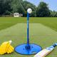 FORTRESS Spring Back Cricket Batting Aid | Optional Flexi Stumps & Carry Bag Included – Refine your Cricket Batting Technique! [2 Upgrade Options] (No Upgrade)