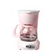 EPIZYN coffee machine Automatic Electric 0.6L Latte Espresso Coffee Maker Mini Moka Drip Cafe Coffee Brewing Machine Tea Pot Boiler coffee maker (Color : Pink)