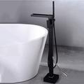 Freestanding Bath Taps Bath Shower Mixer Tap with Handheld Shower Cold and Hot Led Bathtub Tap Bathroom Mixer Shower Taps Tub Tap Wall Outlet lofty ambition