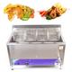 Deep Fat Fryer, Stainless Steel LPG Fryer, Stainless Steel Fat Fryer with Removable Basket, Manual Adjustment Temperature for Commercial (Style4)