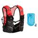 Folpus Hydration Vest Backpack,Lightweight Water Running Vest Pack with 1.5L Water Bladder Bag Daypack for Women Men , Without Bottles