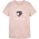 T-Shirt TOMMY HILFIGER "HILFIGER SEQUINS TEE S/S" Gr. 74, pink (whimsy pink) Mädchen Shirts T-Shirts