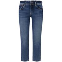 Slim-fit-Jeans PEPE JEANS Jeans SLIM LW Gr. 29, N-Gr, blau (blue medium) Damen Jeans Röhrenjeans