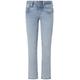 Slim-fit-Jeans PEPE JEANS Gr. 30, Länge 32, blau (lt bl powerf) Damen Jeans Röhrenjeans