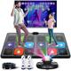 BCLGCF Double Dance Mat for Kids Adults, HDMI Wireless Musical Electronic Dance Mat with HD Camera, Yoga Fitness Double Dancing Step Floor Mat, 2 Gamepads,Camera Colorful Lamp for Adults And Children