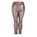 Lane Bryant Jeggings - High Rise Skinny Leg Boyfriend: Silver Bottoms - Women's Size 22 Plus - Coated Wash