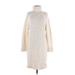 Michael Kors Collection Casual Dress - Sweater Dress: Ivory Dresses - Women's Size X-Small