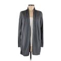 Nic + Zoe Silk Cardigan Sweater: Gray Sweaters & Sweatshirts - Women's Size Medium