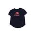 Under Armour Short Sleeve T-Shirt: Blue Solid Tops - Kids Boy's Size Small