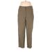 Eileen Fisher Casual Pants - High Rise: Brown Bottoms - Women's Size 8