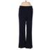 J. McLaughlin Dress Pants - Mid/Reg Rise: Blue Bottoms - Women's Size 4