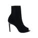 Charles by Charles David Heels: Black Solid Shoes - Women's Size 8 1/2 - Peep Toe