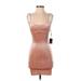 Forever 21 Cocktail Dress - Mini: Tan Solid Dresses - New - Women's Size Small