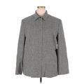 Lauren by Ralph Lauren Jacket: Gray Houndstooth Jackets & Outerwear - Women's Size 22